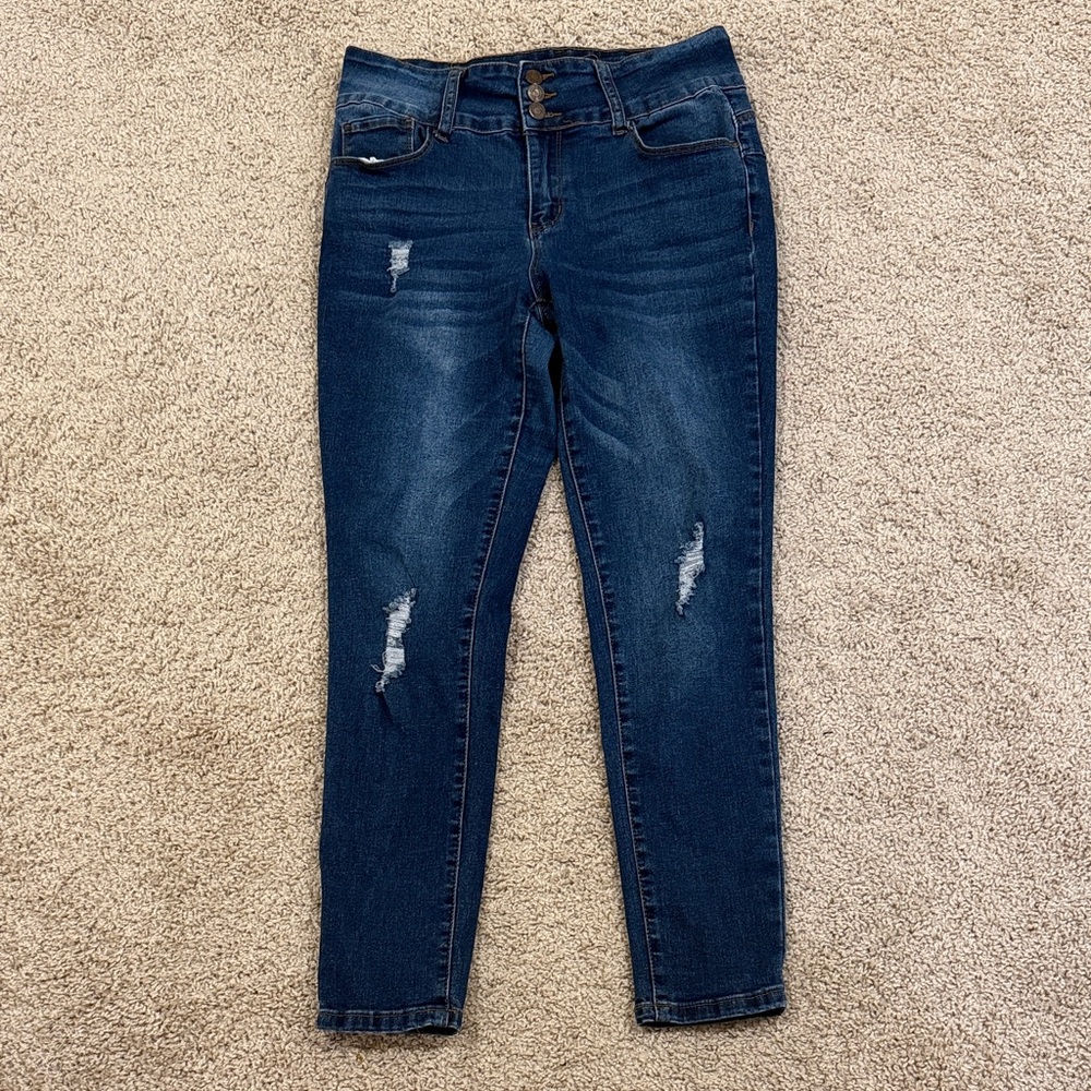 Dark Blue Women's Skinny Jeans